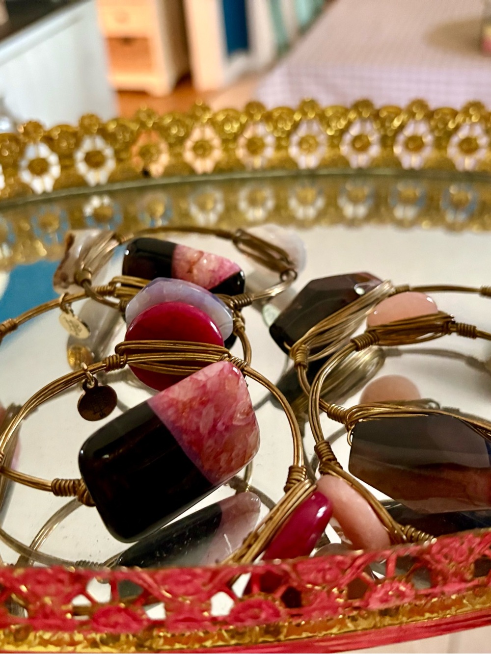 5 Bourbon and Bowties Bangle Bracelets